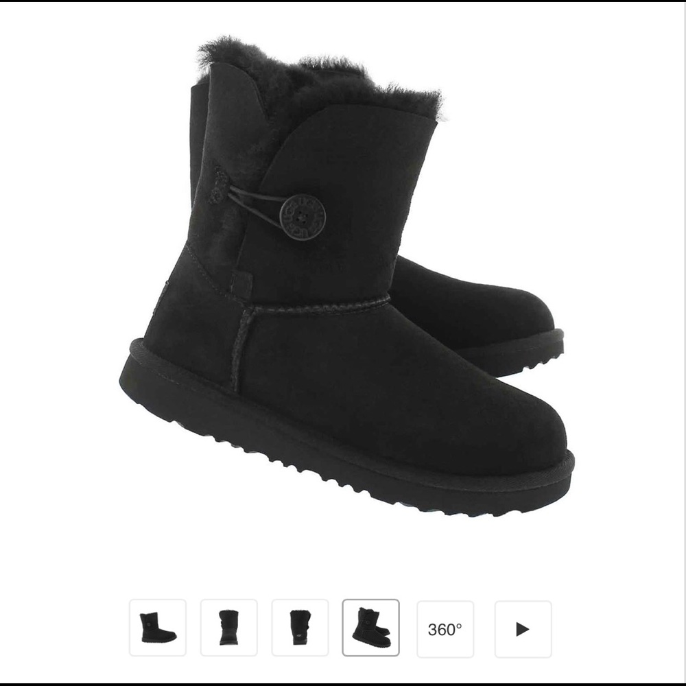 UGG Black One Button Short